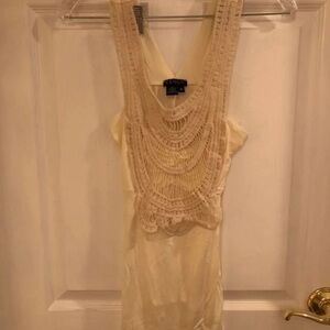 Size S Venus Cream Crochet tank 
Very soft material